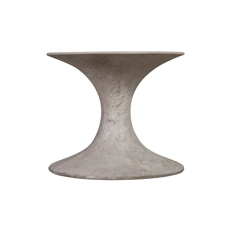 Atlas Lighting Hourglass Small Planter, Polished Concrete