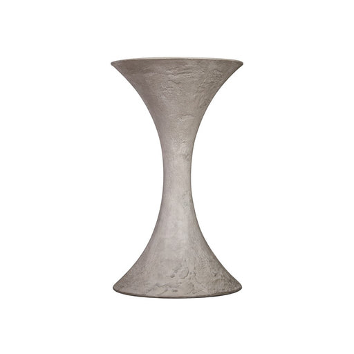 Atlas Lighting Hourglass Medium Planter, Polished Concrete