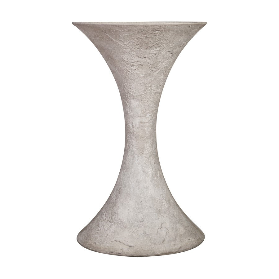 Atlas Lighting Hourglass Large Planter, Polished Concrete