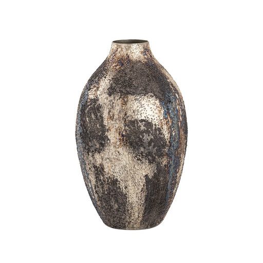 Atlas Lighting Hughes Small Vase, Oxidized Silver