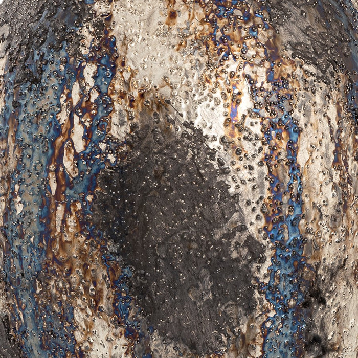 Atlas Lighting Hughes Small Vase, Oxidized Silver