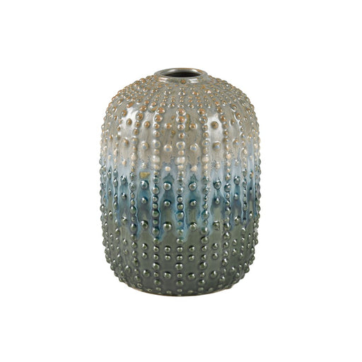 Atlas Lighting Jaffe Small Vase, Green Reactive