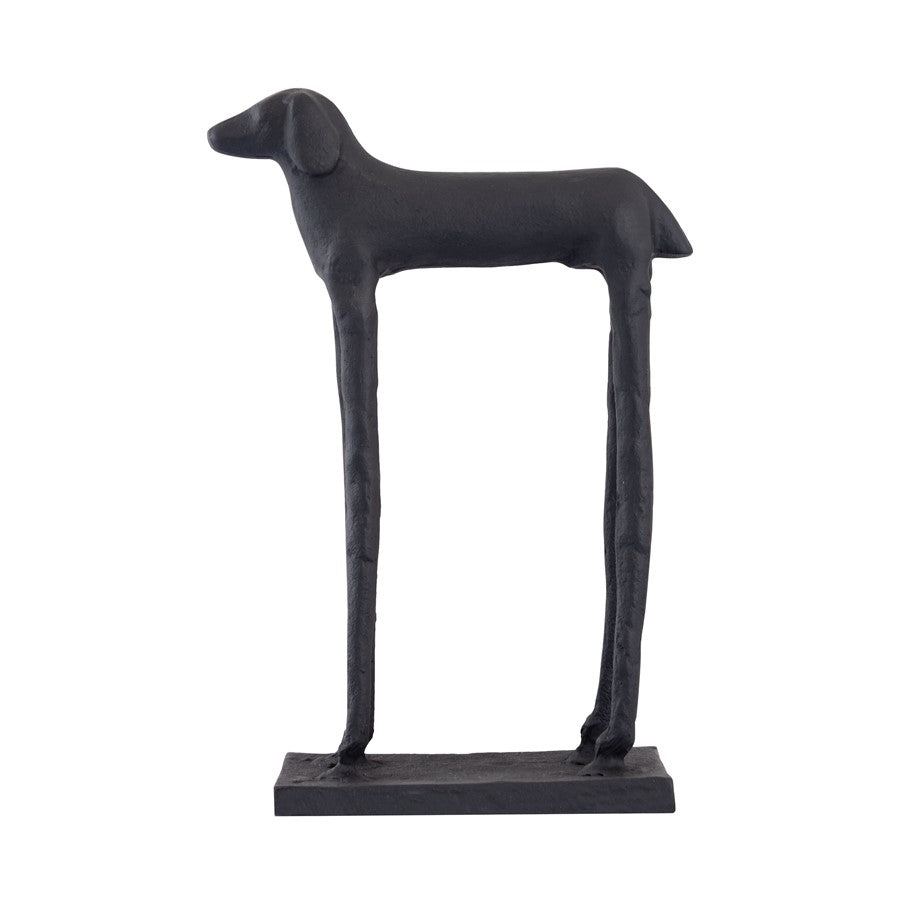 Atlas Lighting Jorgie Dog Object, Aged Black