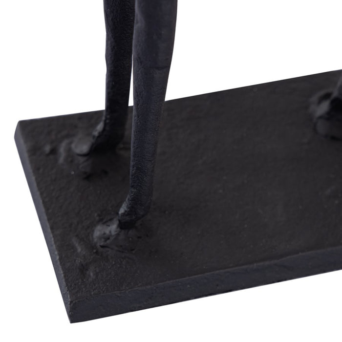 Atlas Lighting Jorgie Dog Object, Aged Black