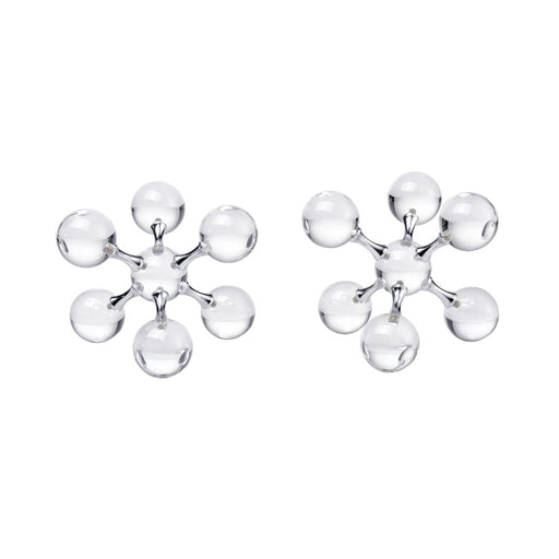 Atlas Lighting Jumble Jacks Bookend, Set of 2, Clear