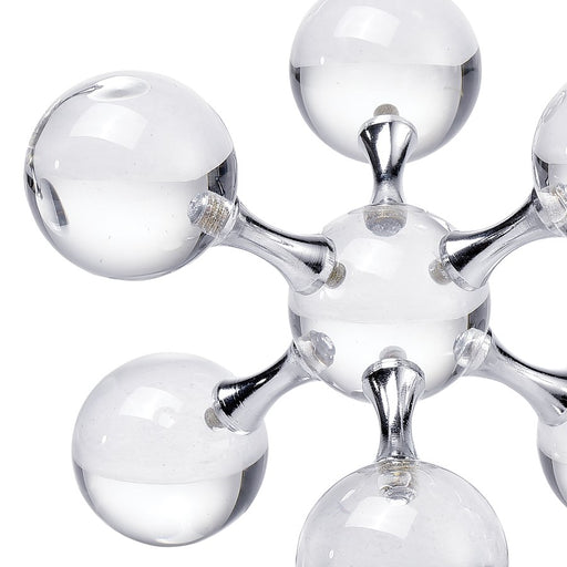 Atlas Lighting Jumble Jacks Bookend, Set of 2, Clear