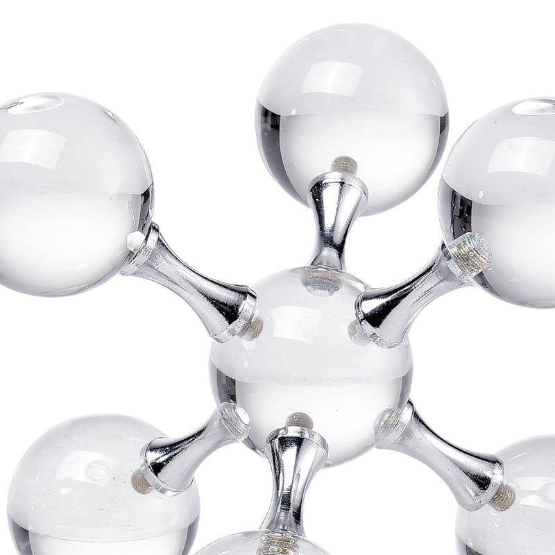 Atlas Lighting Jumble Jacks Bookend, Set of 2, Clear