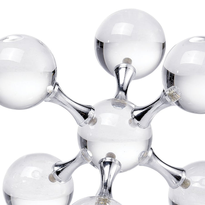 Atlas Lighting Jumble Jacks Bookend, Set of 2, Clear