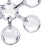 Atlas Lighting Jumble Jacks Bookend, Set of 2, Clear
