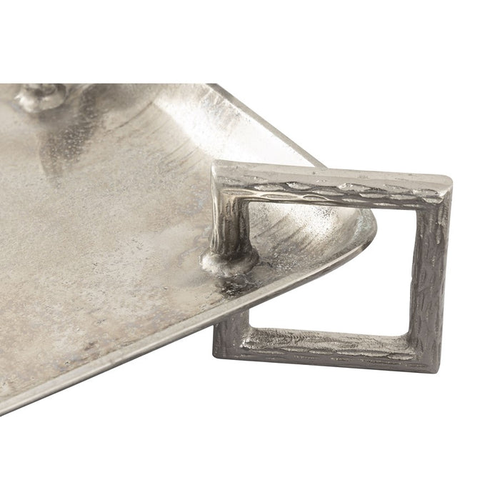 Atlas Lighting Juniper Tray, Set of 2, Polished Silver