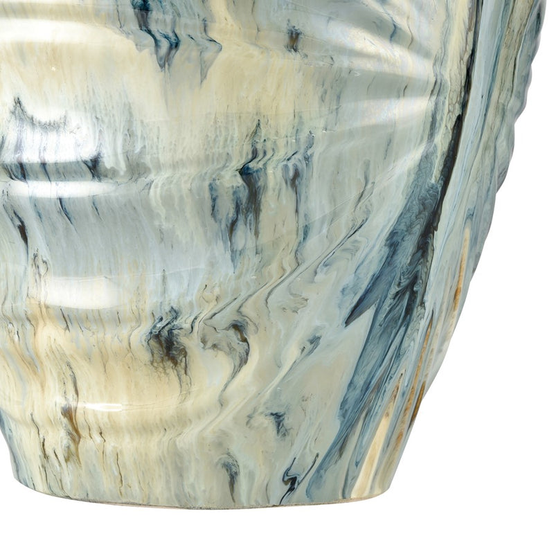 Atlas Lighting Kelly Large Vase, Blue Reactive