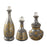 Atlas Lighting Kemal Bottle, Set of 3, Antique Silver
