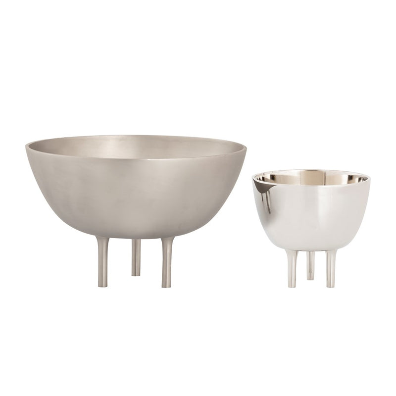 Atlas Lighting Kiser Small Bowl, Nickel