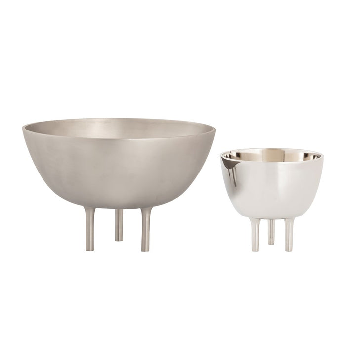 Atlas Lighting Kiser Small Bowl, Nickel