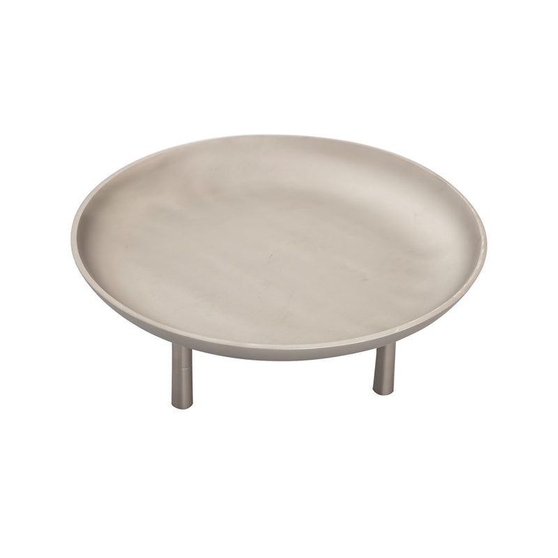 Atlas Lighting Kiser Small Plate | Brushed Nickel Metal Serving Platter | Dining Room & Kitchen Entertaining | 9.5 x 9.5 x 4 in | Model AC11420-03