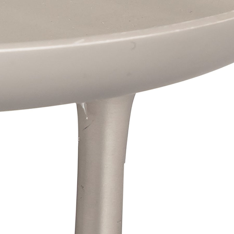 Atlas Lighting Kiser Small Plate | Brushed Nickel Metal Serving Platter | Dining Room & Kitchen Entertaining | 9.5 x 9.5 x 4 in | Model AC11420-03