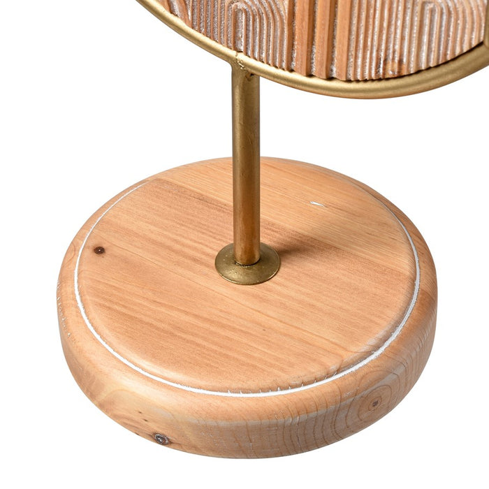 Atlas Lighting Lambert Carved Large Object, Natural