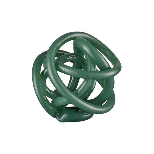 Atlas Lighting Lee Knot Orb, Forest Green