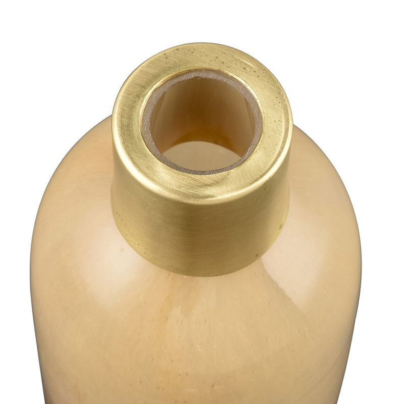 Atlas Lighting Leona Tall Vase, Tan
