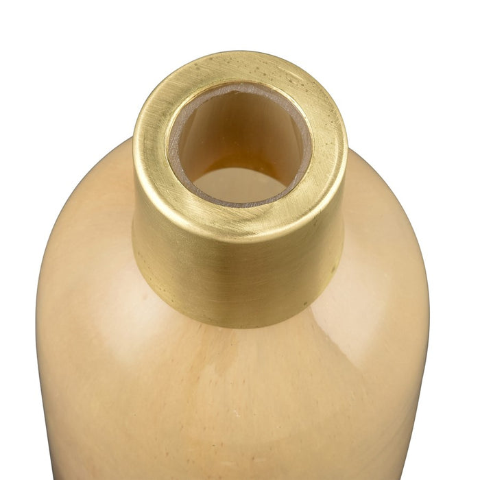 Atlas Lighting Leona Tall Vase, Tan