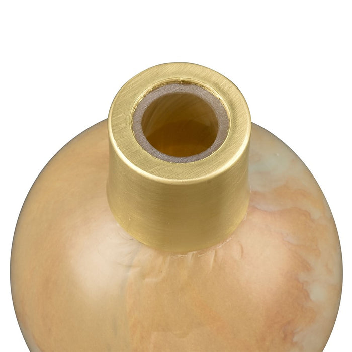 Atlas Lighting Leona Small Vase, Tan