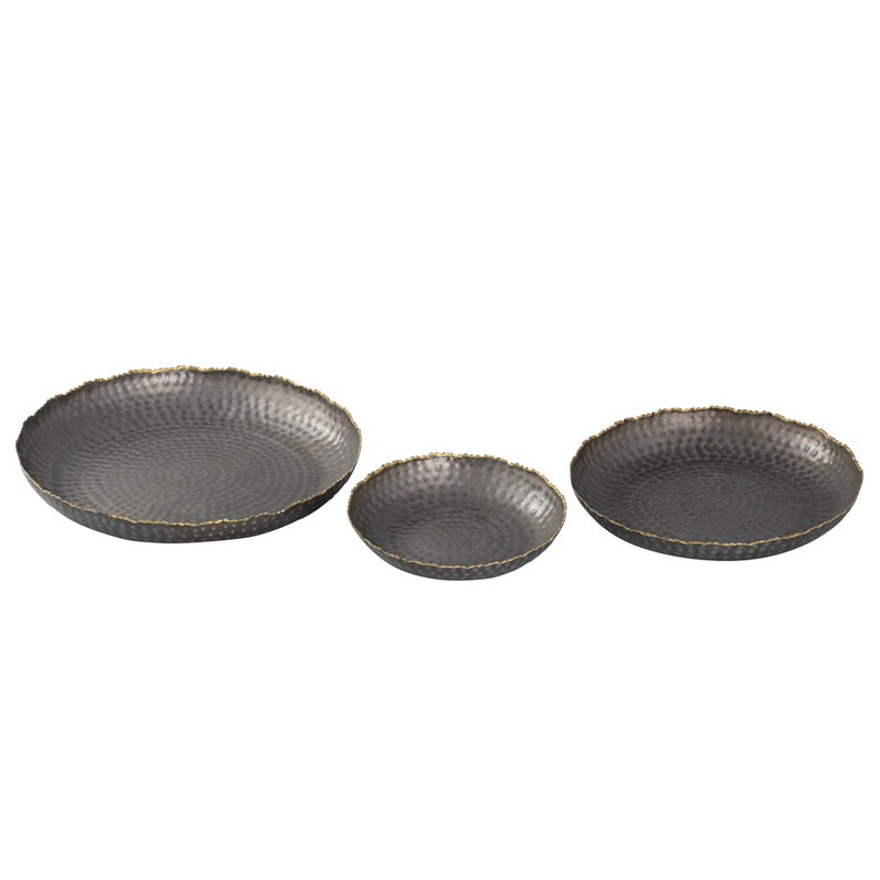 Atlas Lighting Leonard Tray, Set of 3, Bronze