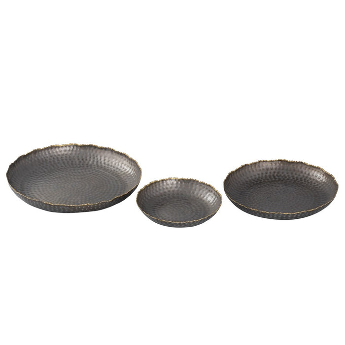 Atlas Lighting Leonard Tray, Set of 3, Bronze