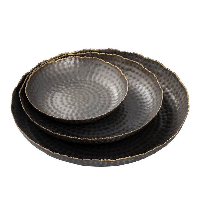 Atlas Lighting Leonard Tray, Set of 3, Bronze