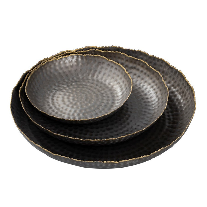 Atlas Lighting Leonard Tray, Set of 3, Bronze