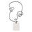 Atlas Lighting Line Drawing Sculpture, Matte Black - AC11439-01