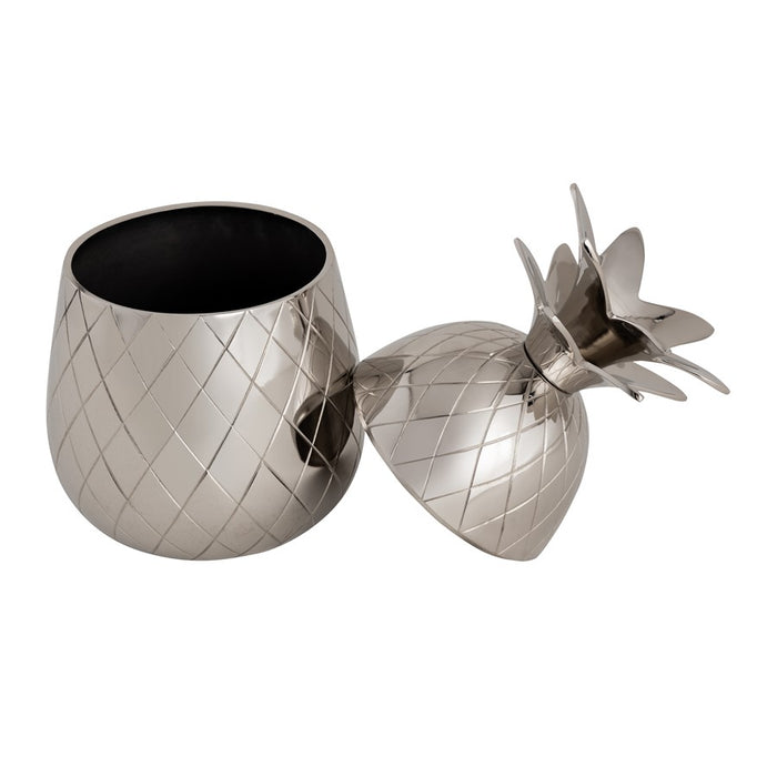 Atlas Lighting Little Island Pineapple Object, Silver