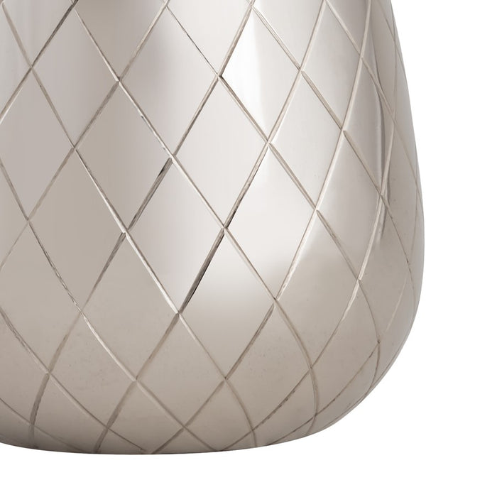 Atlas Lighting Little Island Pineapple Object, Silver