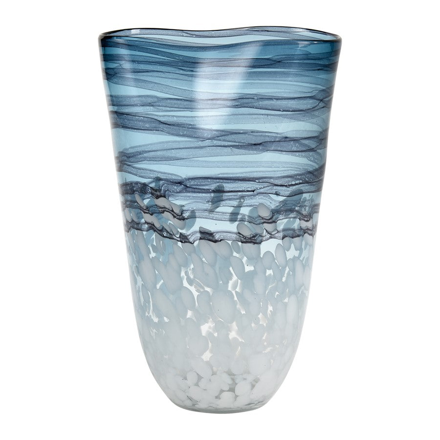 Atlas Lighting Loch Seaforth Large Vase, Blue - AC11447-02