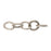 Atlas Lighting 19" Loop Chain Sculpture, Silver - AC11448-01