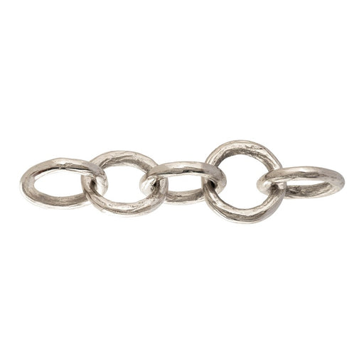 Atlas Lighting 19" Loop Chain Sculpture, Silver