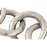 Atlas Lighting 19" Loop Chain Sculpture, Silver