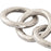 Atlas Lighting 19" Loop Chain Sculpture, Silver