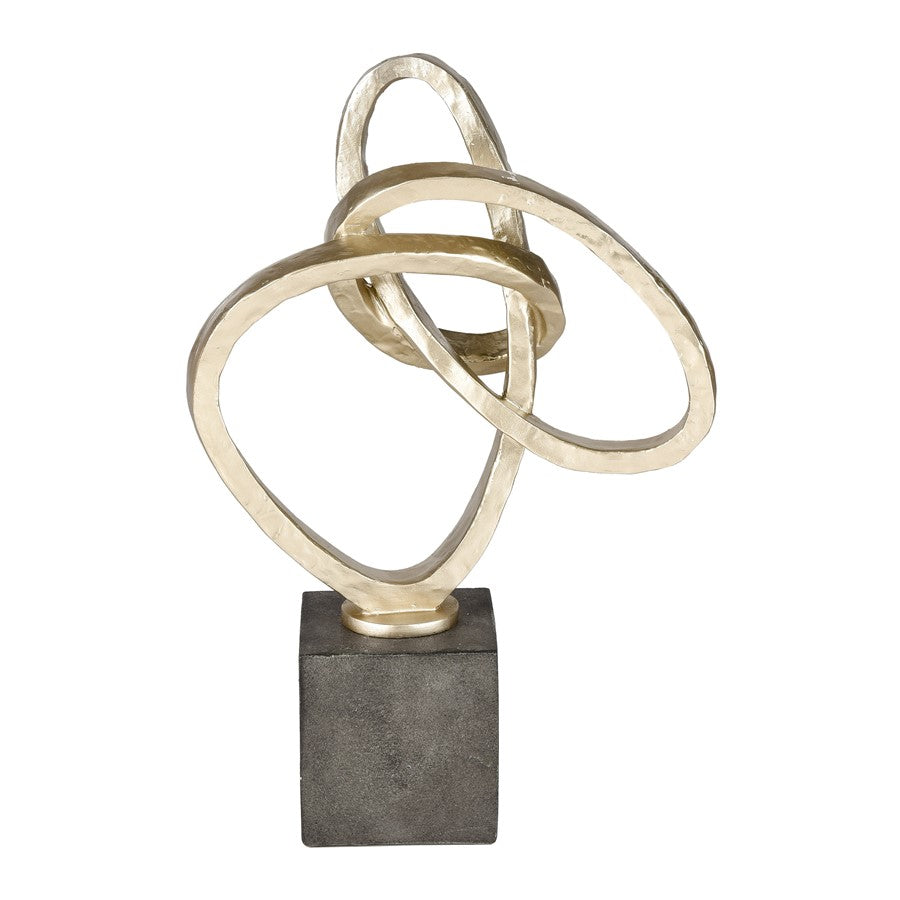 Atlas Lighting Loop Chain Sculpture, Silver - AC11449-01