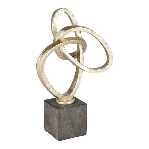 Atlas Lighting Loop Chain Sculpture, Silver