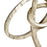 Atlas Lighting Loop Chain Sculpture, Silver
