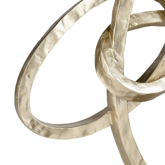 Atlas Lighting Loop Chain Sculpture, Silver