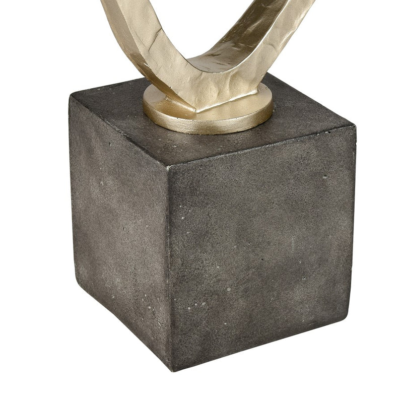 Atlas Lighting Loop Chain Sculpture, Silver