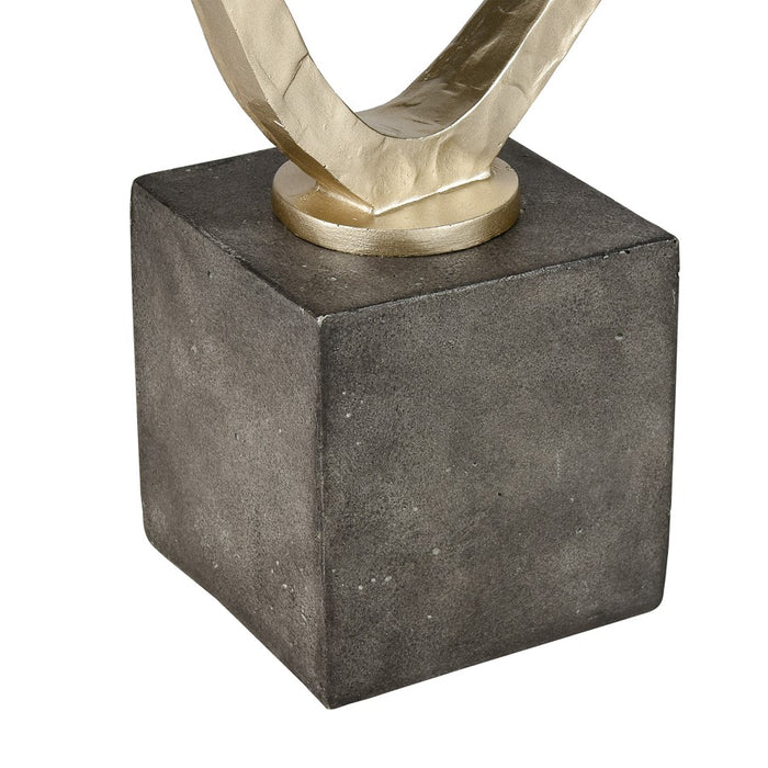 Atlas Lighting Loop Chain Sculpture, Silver