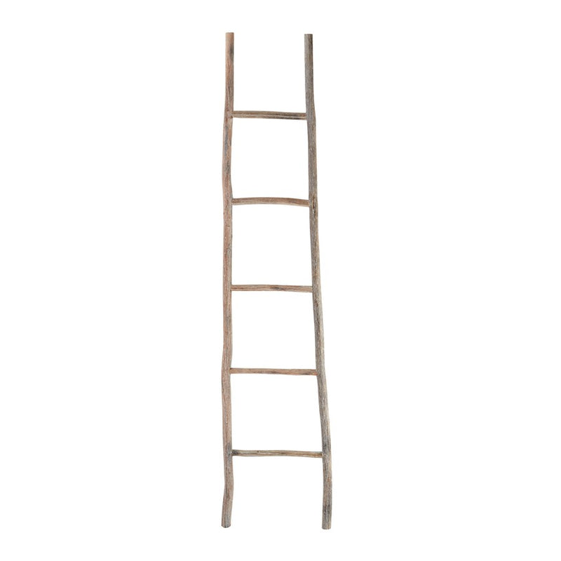 Atlas Lighting Lydia Wood Ladder, Large, Bleached