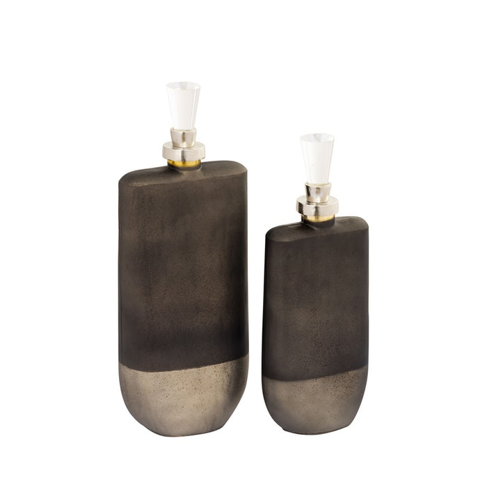 Atlas Lighting Mara Bottle, Set of 2, Metallic Brown