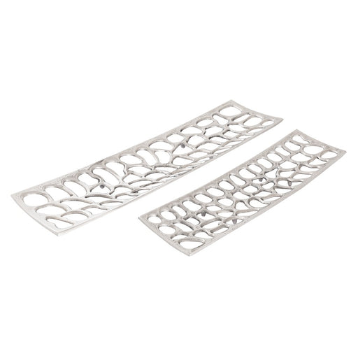 Atlas Lighting Maro Tray Set of 2, Nickel - AC11464-01S