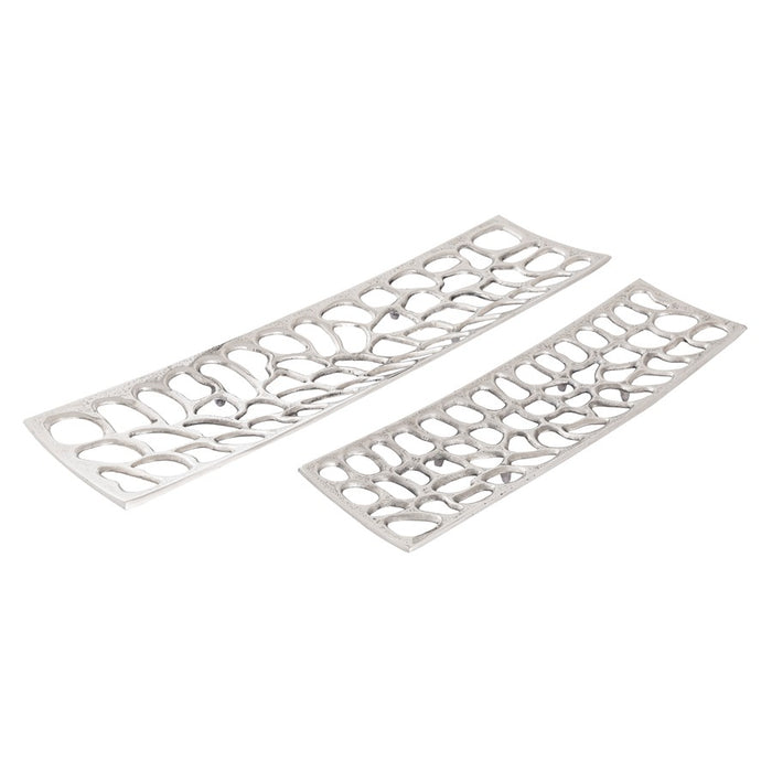 Atlas Lighting Maro Tray Set of 2, Nickel - AC11464-01S
