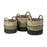 Atlas Lighting Maton Seagrass Basket, Set of 3, Natural