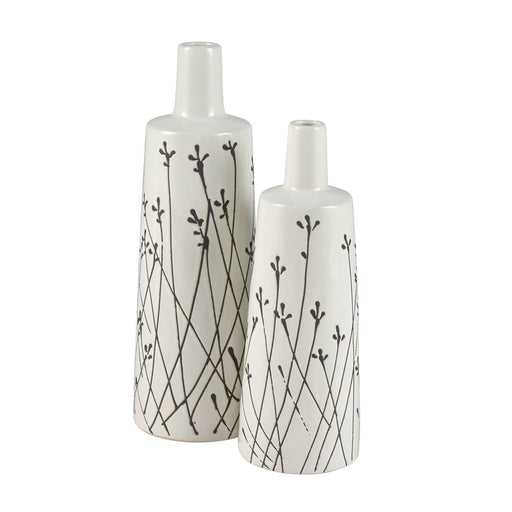 Atlas Lighting Melton Small Vase, White