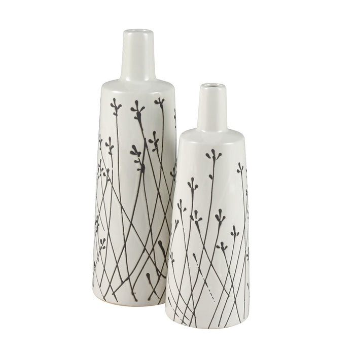 Atlas Lighting Melton Small Vase, White